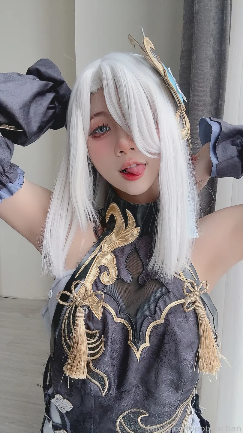 PoppaChan - Shenhe [28P-298MB] tg@simisebaisi 【丝足阁】005.webp